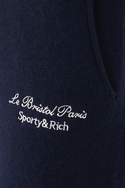 Sporty & Rich x Le Bristol Paris Faubourg Cashmere Pants